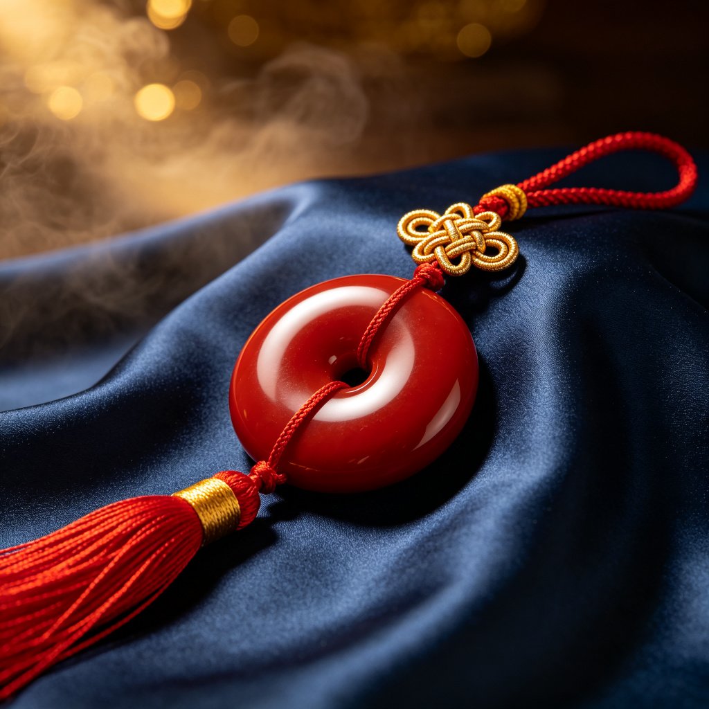 Cinnabar Peace Pendant